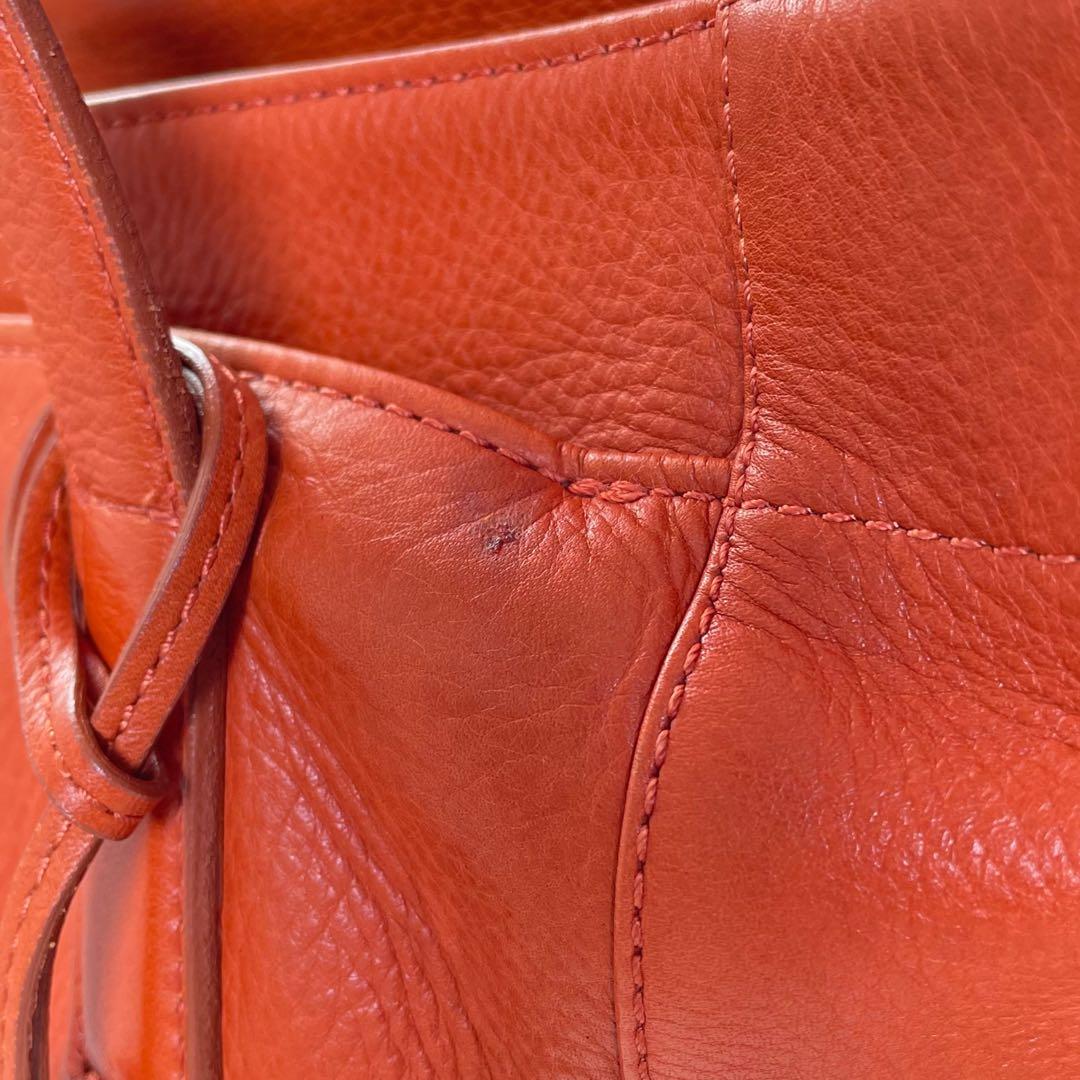 aniaryアニアリ ブラウンレザートートバッグA4収納可能 肩掛け可能