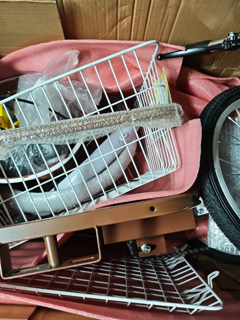 新品 大人用 折りたたみ 三輪自転車 ブラウン 送料無料