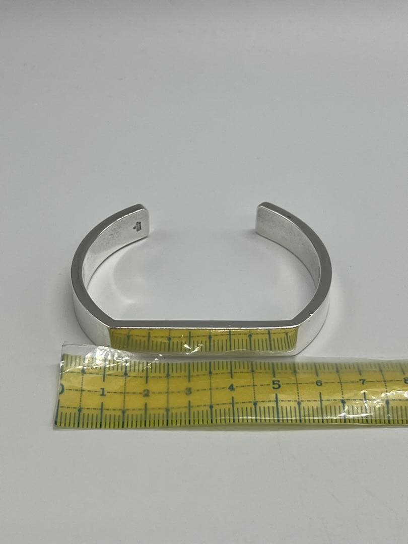 グッチ GUCCI フラット 印台 バングル ブレスレット SV925 希少