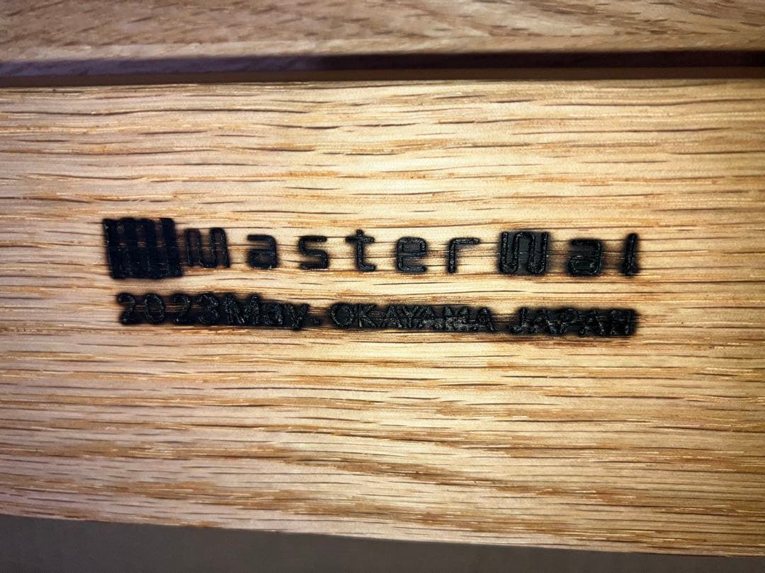 美品 MASTERWAL デニッシュ ローリビングテーブル
