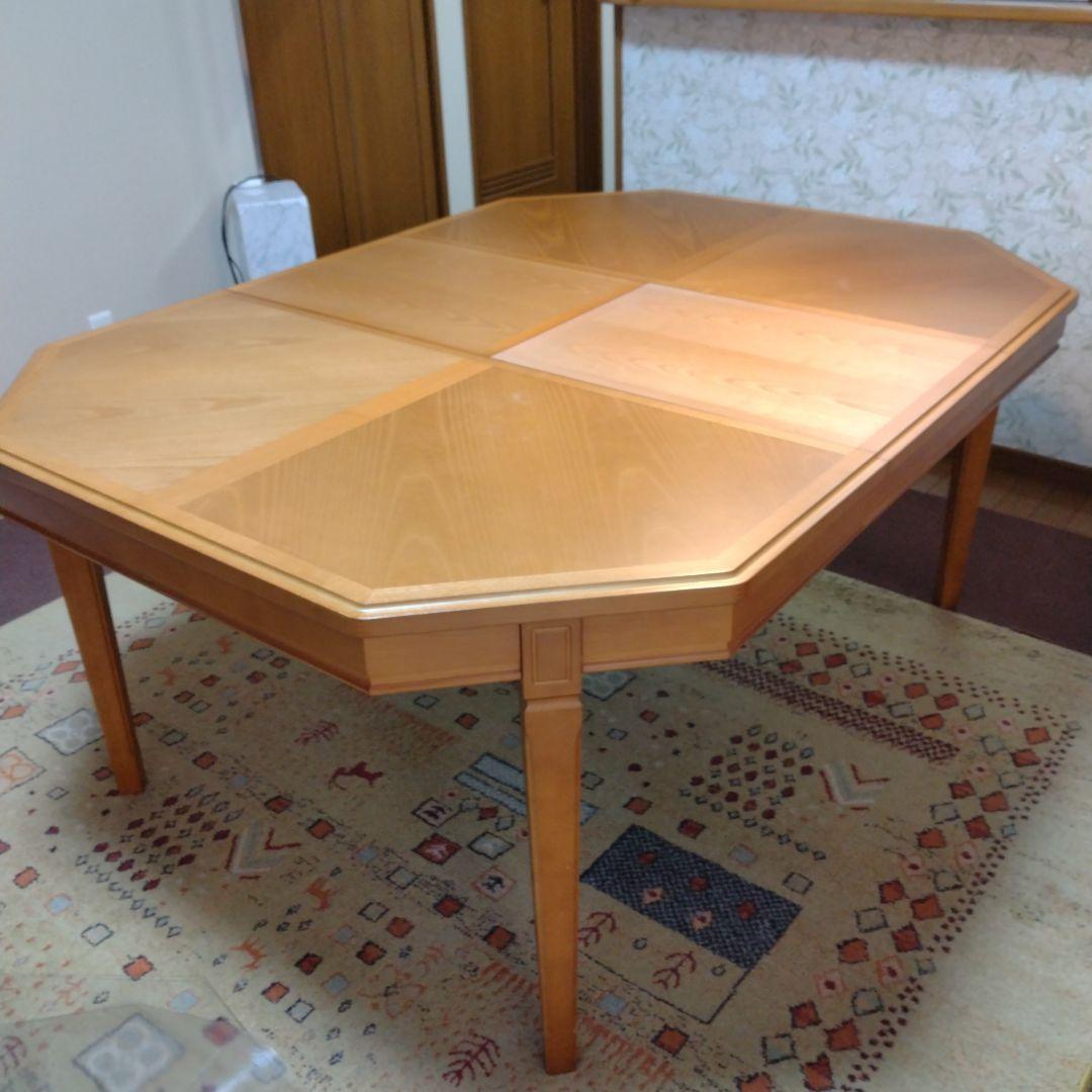 マルニ　ダイニングテーブル　伸張タイプ　地中海