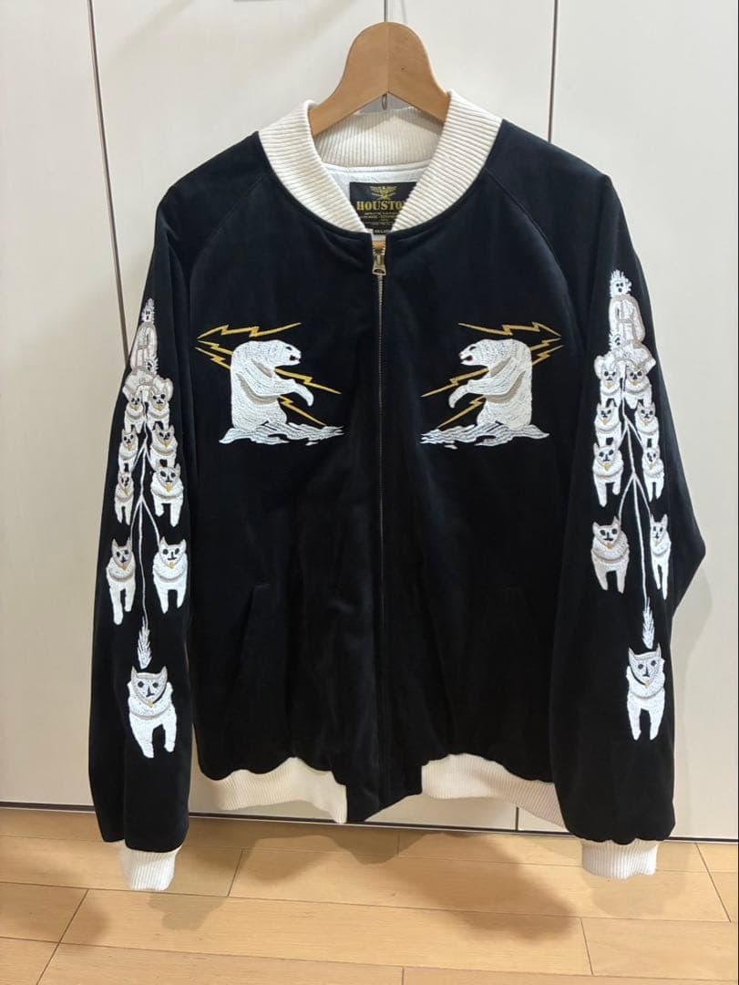 HOUSTON ヒューストン スカジャン アラスカジャン 2XL