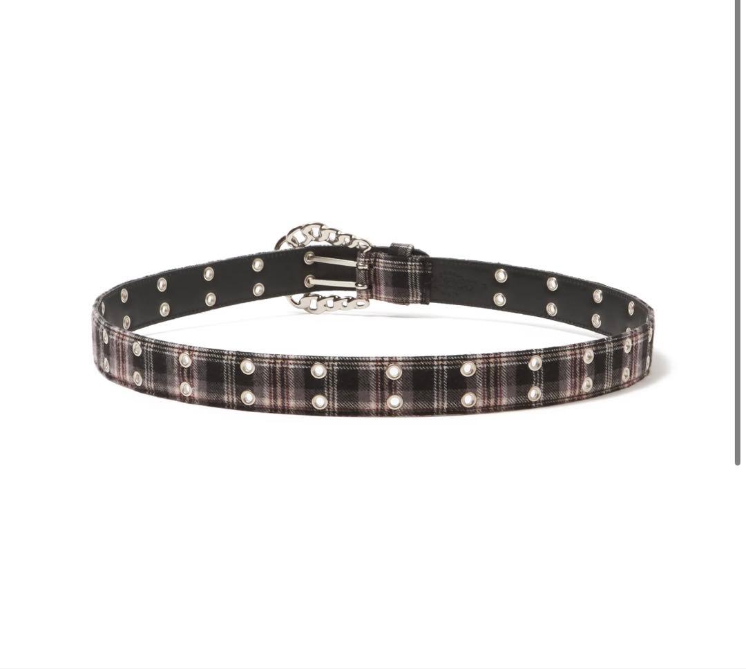 「完売品」⭐️afb チェックベルトショッパー付き