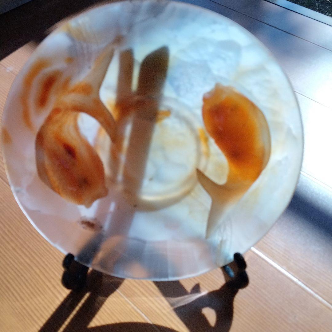 メノウの金魚の置物