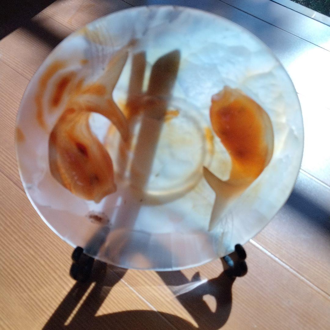 メノウの金魚の置物