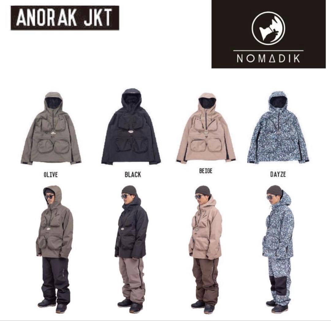 ノマディック NOMADIK ANORAK JKT 23-24 Beige XL