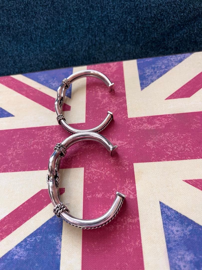 5mm幅希少！スティーブアルビソ　ホースウィスパラーバングル