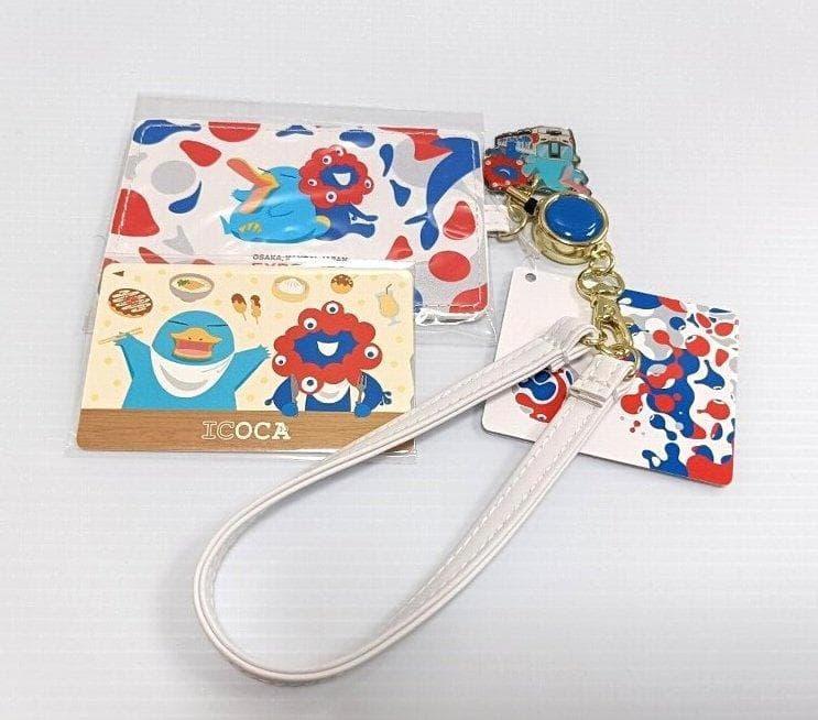 関西 万博 記念ICOCA・ミャクミャク 限定カード 5A-パスケースセット