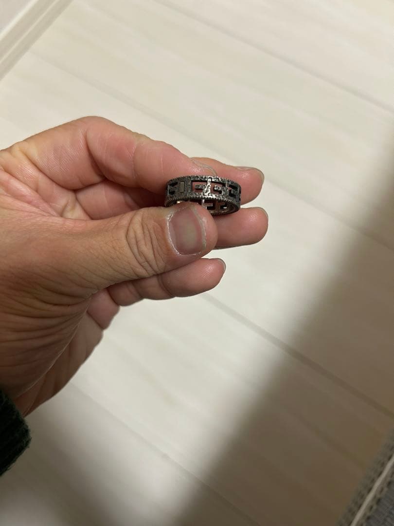 平*店様 期間限定グッチ GUCCI スクエアG リング アラベスク シルバー