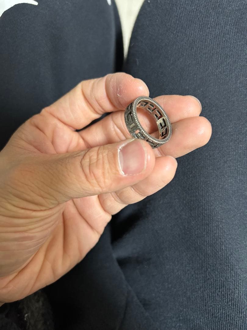 平*店様 期間限定グッチ GUCCI スクエアG リング アラベスク シルバー