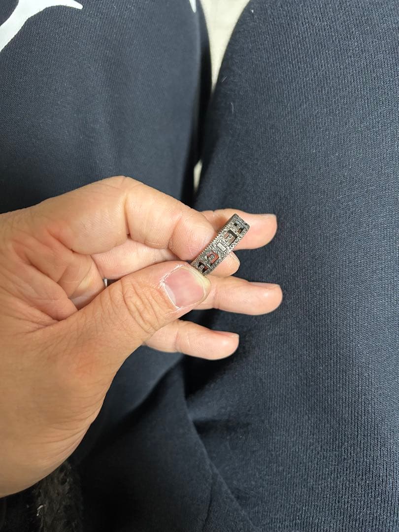 平*店様 期間限定グッチ GUCCI スクエアG リング アラベスク シルバー