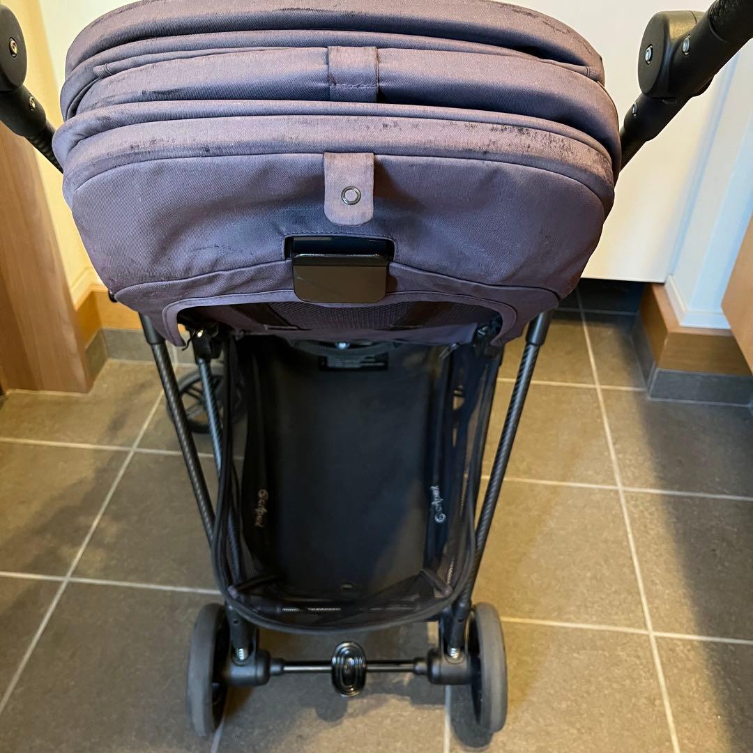 CYBEX メリオカーボン　ブラック折りたたみ式※訳あり