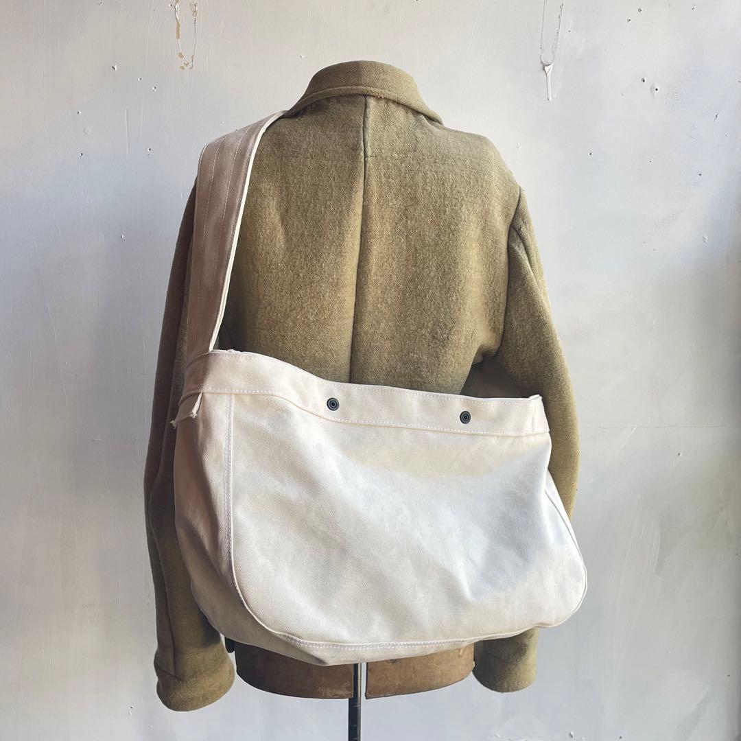 USMC ビンテージ　ニュースペーパーバッグ　ミリタリー　US メッセンジャー