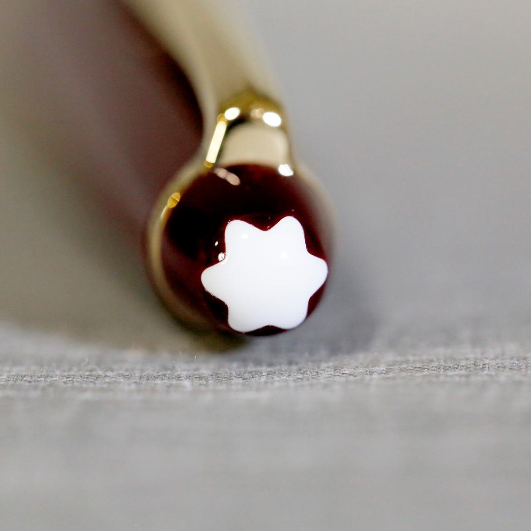 【美品 送料込み】モンブラン 万年筆 １４４ マイスター ボルドー