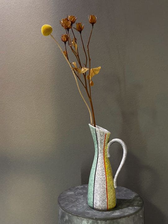 アンティーク ビンテージ 花瓶 フラワーベース デッドストック ラスタ 美品