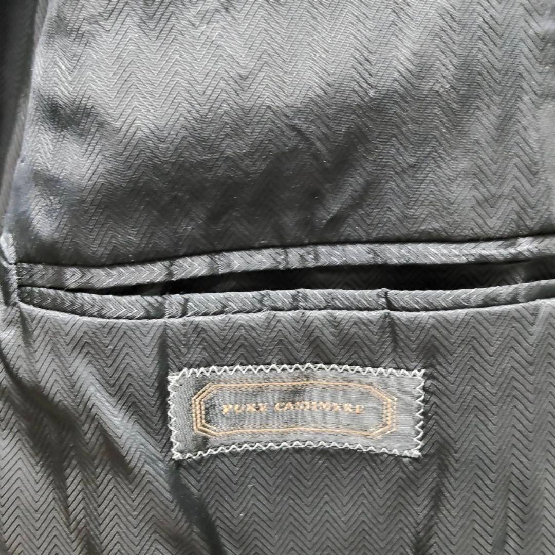 バーニーズニューヨーク カシミア100 チェスターコート ブラック