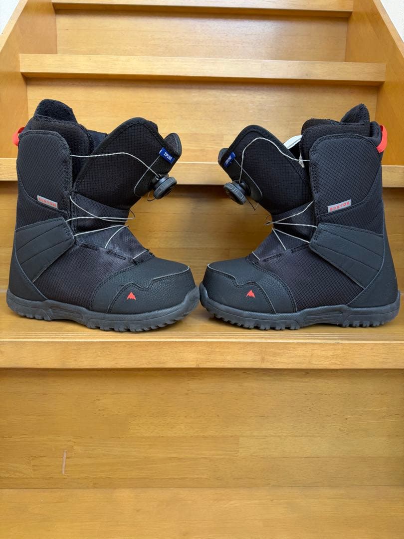 BURTON スノーボードブーツ 24センチ kids ブラック