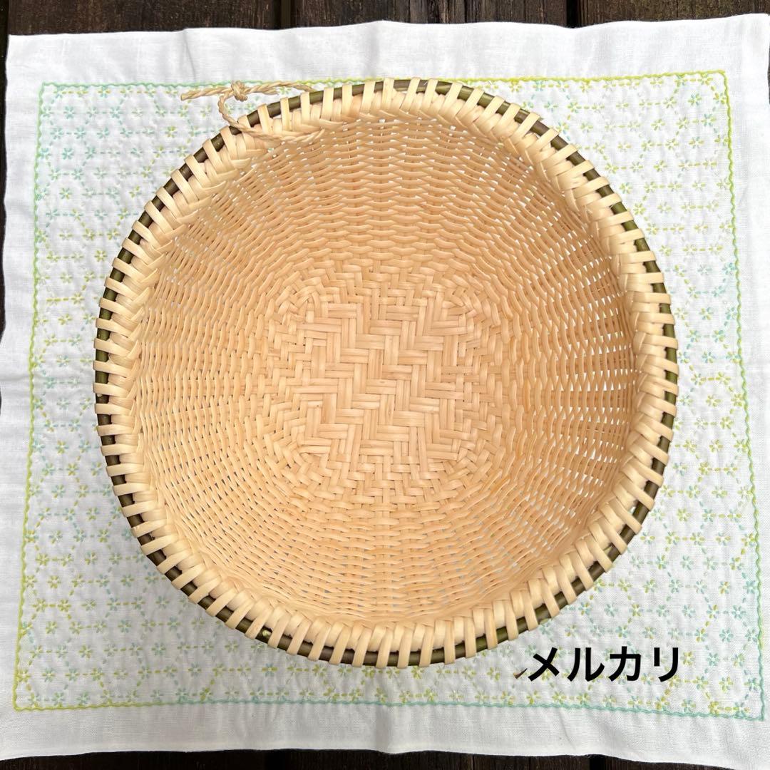 マタタビザル　米とぎザル　新作　編み立て　奥会津　伝統工芸品