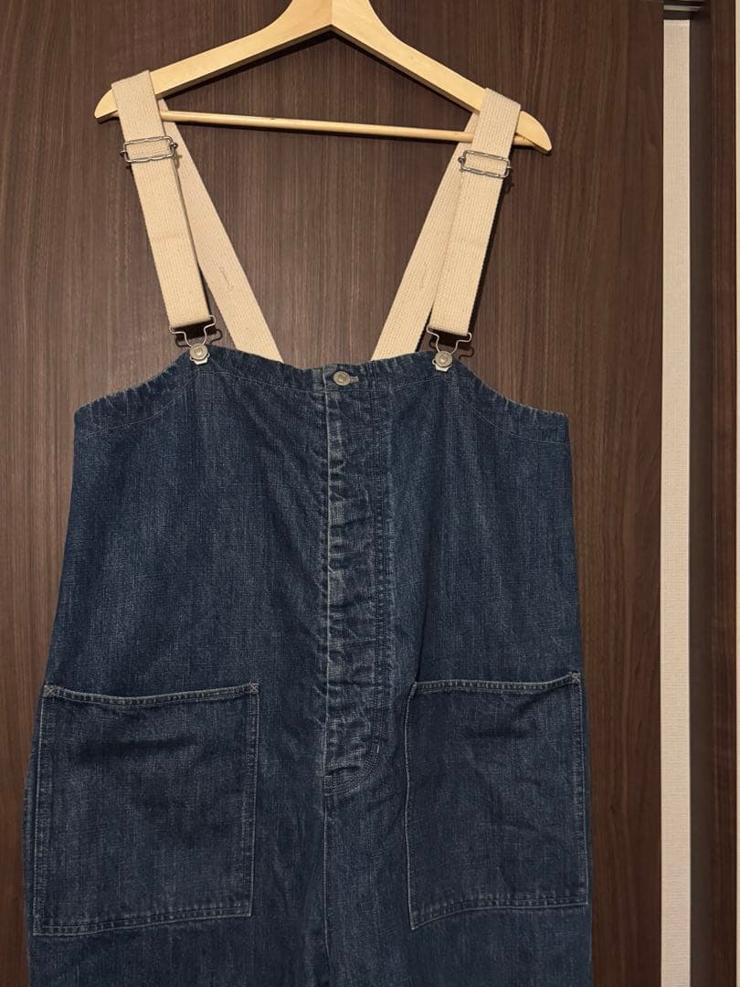 nest Robe デニムデッキサロペット