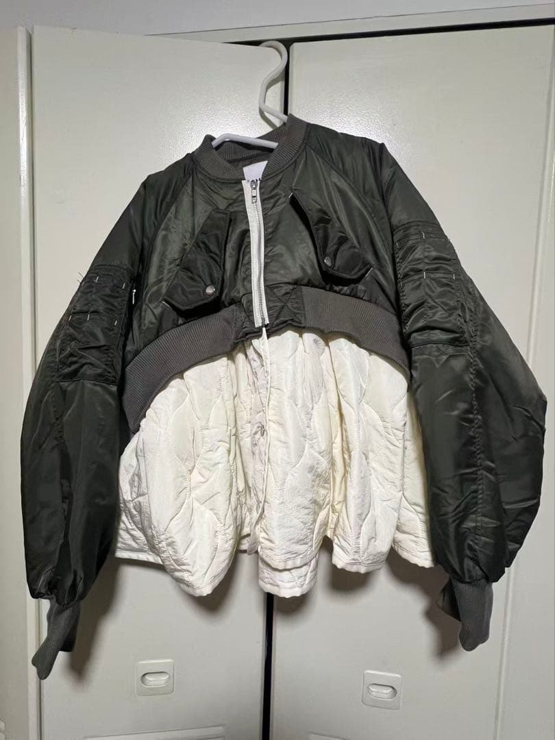 MA-1 フライトジャケットommo PEPLUM QUILTING MA-1