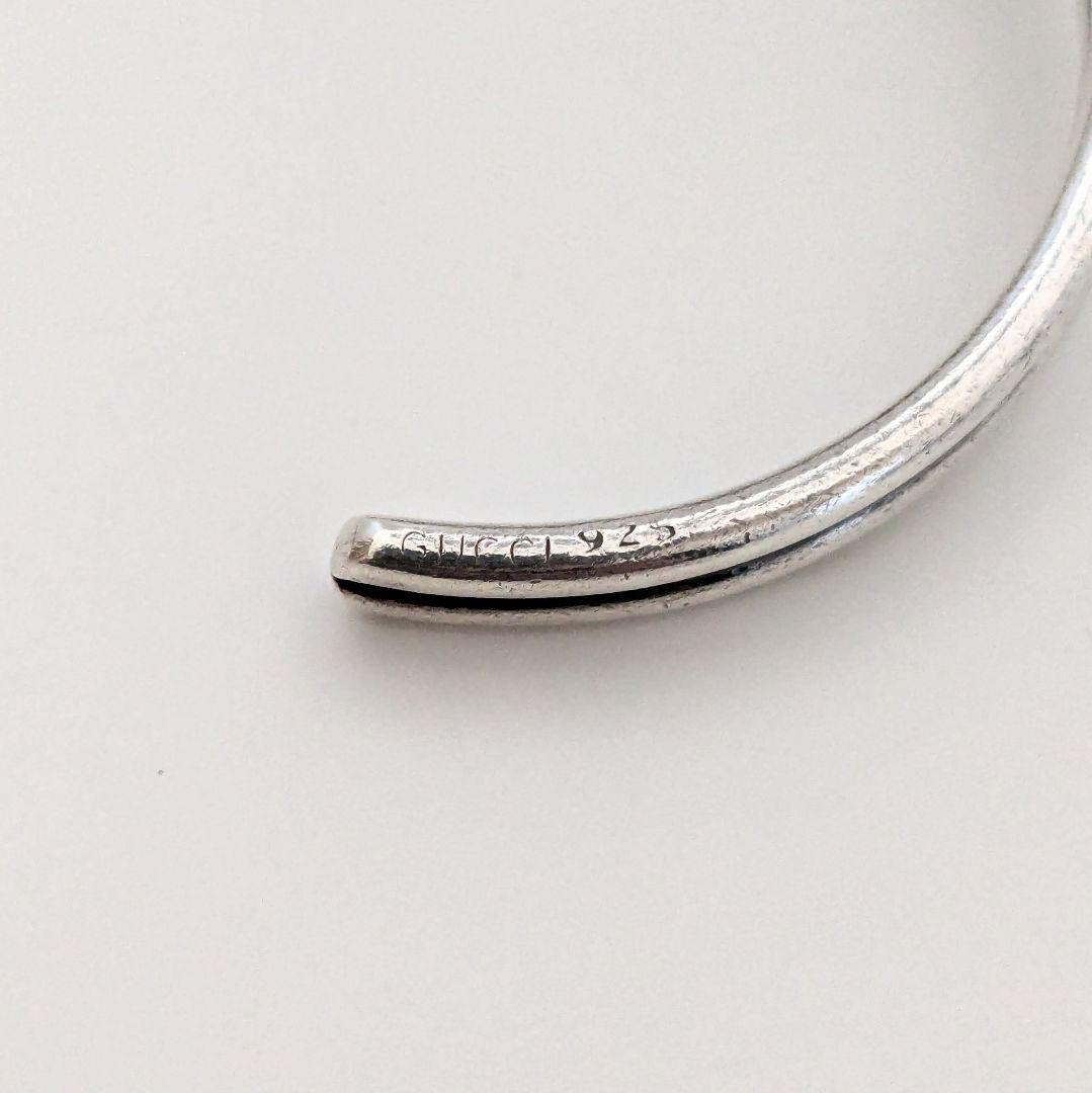 美品希少 GUCCI グッチ ノット ツイスト バングル シルバー ヴィンテージ