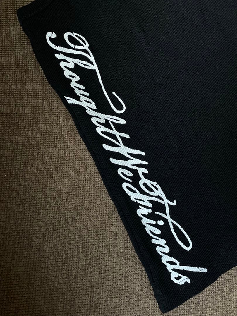 ThoughtWeFriends タンクトップ ブラック