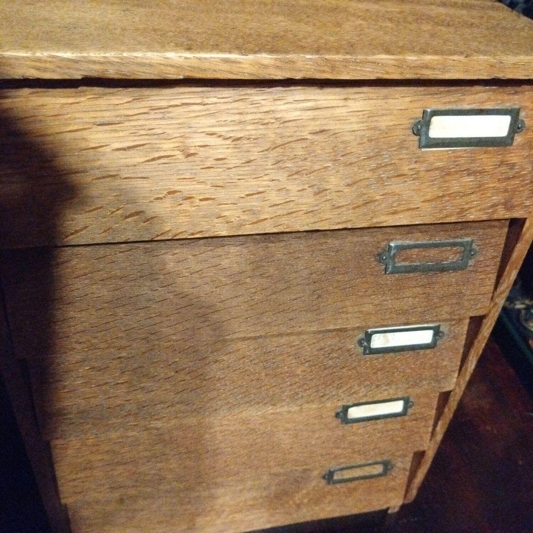 古家具　チェスト　引き出し　楢材