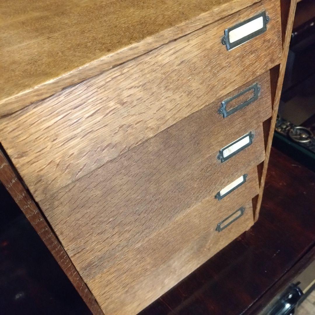 古家具　チェスト　引き出し　楢材