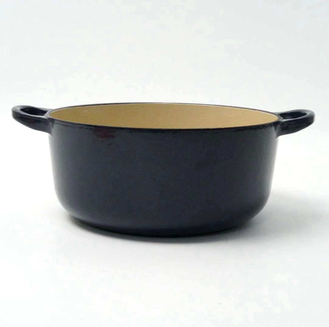【新品】LE CREUSET　ココット ロンド ミッドナイトブルー　20cm