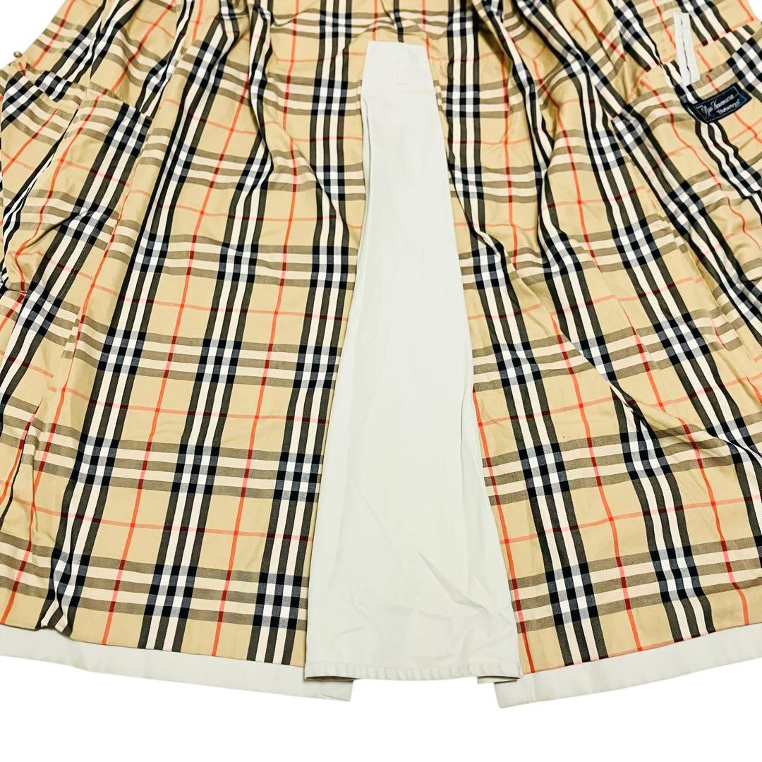 大きいサイズ バーバリー　トレンチコートコート　ロング　ノバチェック ベージュ