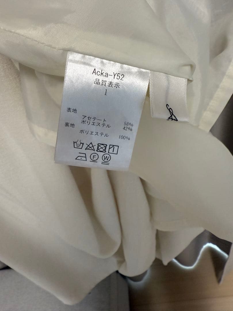 ワンピース Acka drape one-piece