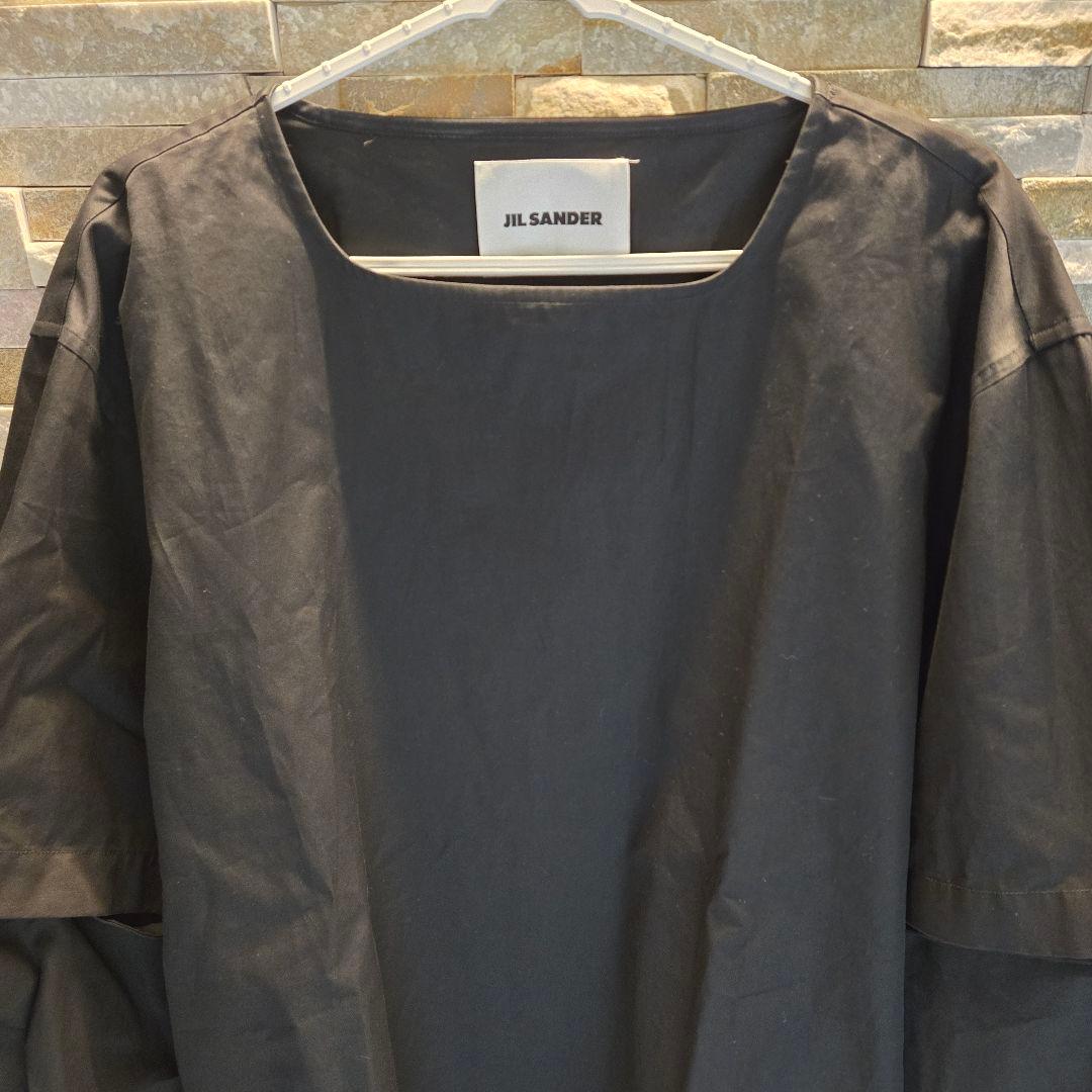 JIL SANDER 21SS 2WAY シャツカットソー　ジル・サンダー　黒