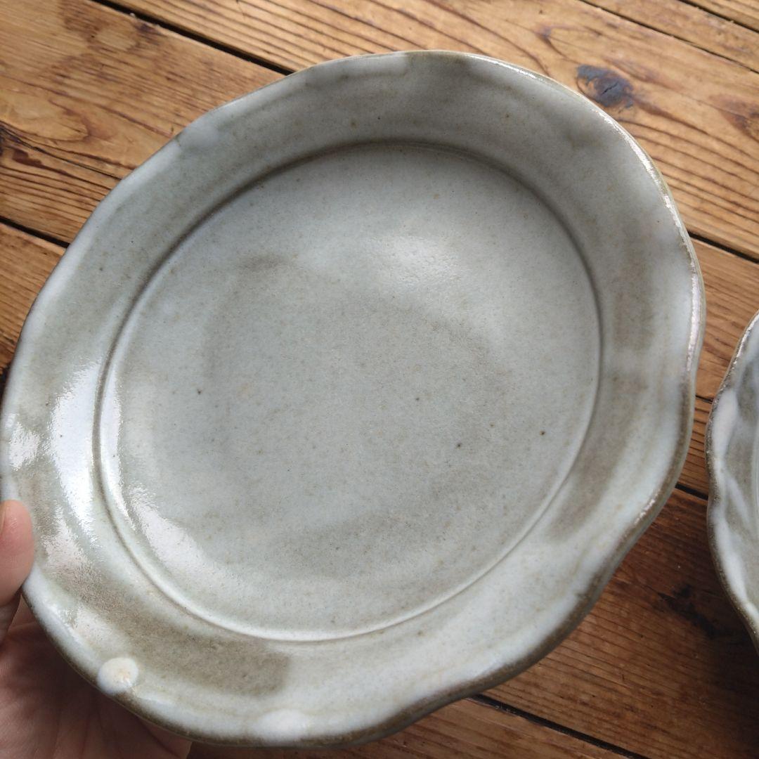 中皿　取り皿　一品料理皿　土ものの器