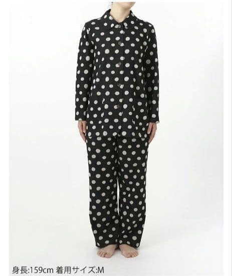 新品タグ付き ワコール パジャマ ルームウェア 千鳥格子グレー 3L