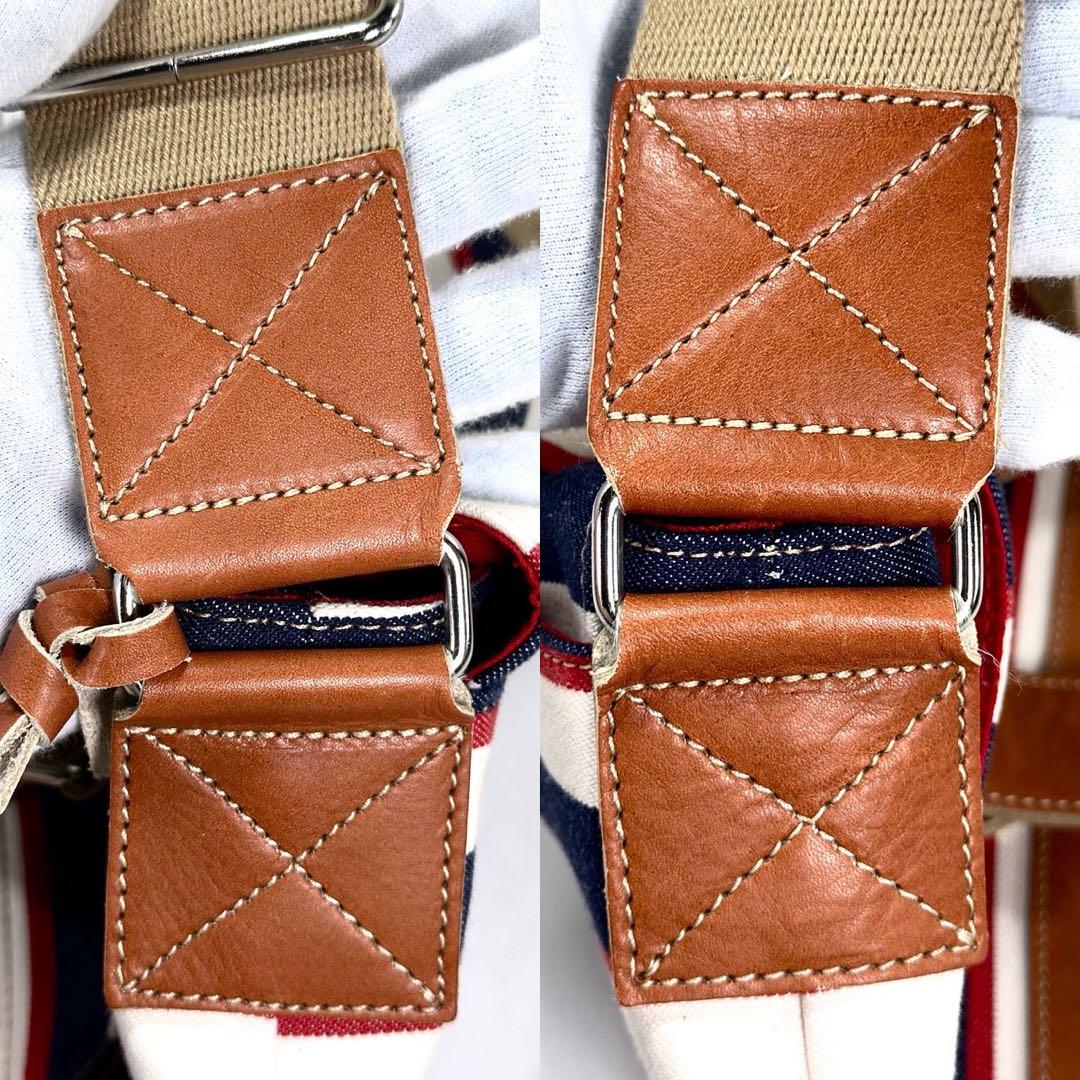 【美品】ヴィヴィアンウエストウッド ショルダーバッグ レザー キャンバス オーブ