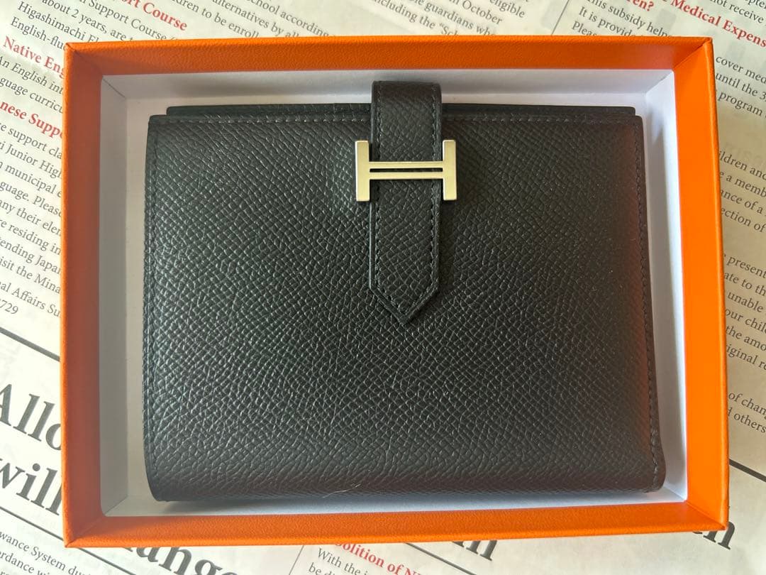 #HERMES ベアコンパクト　二つ折財布