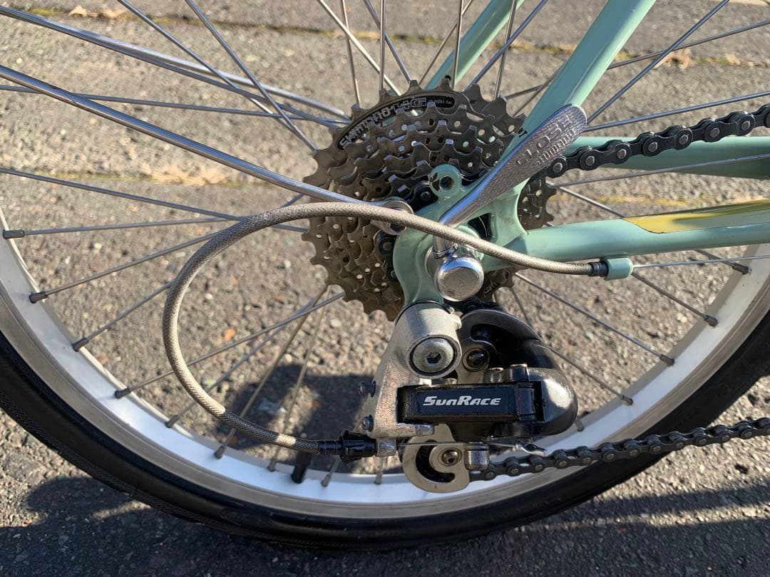 【即乘】送料無料BianchiミニベロMerCo小径車クロスバイク7速20インチ