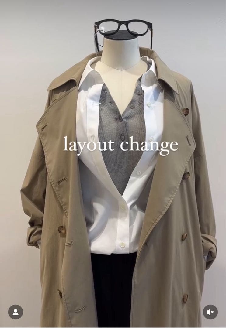 AP STUDIO MINITZ別注エフォートレストレンチコート