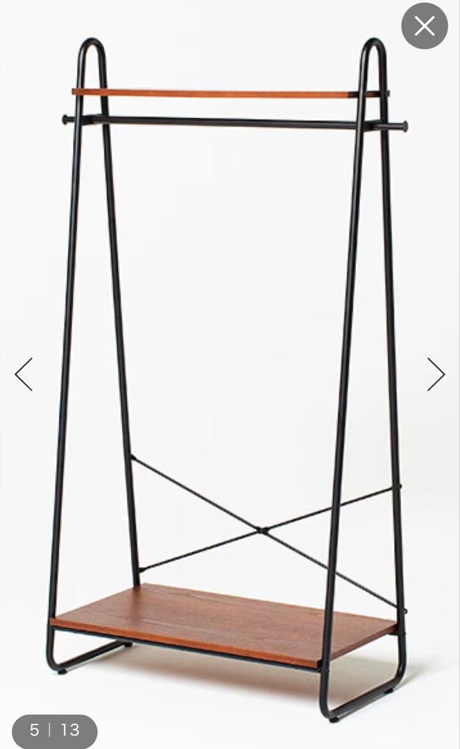 niko and... ニコアンド　ハンガーラック ブラウン