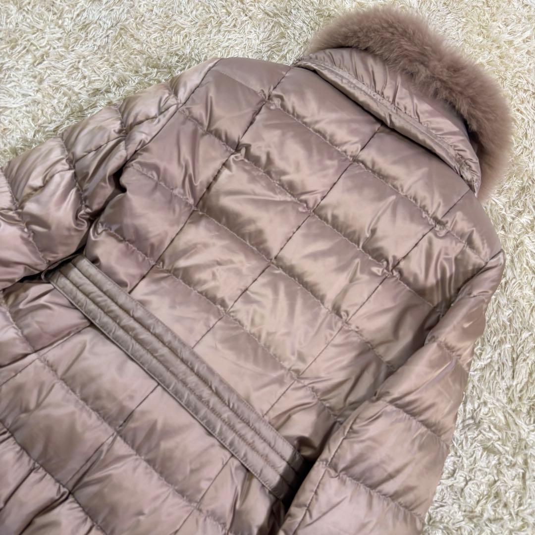 美品　アナイ　Aライン　フォックスファー　2way ダウンコート　38