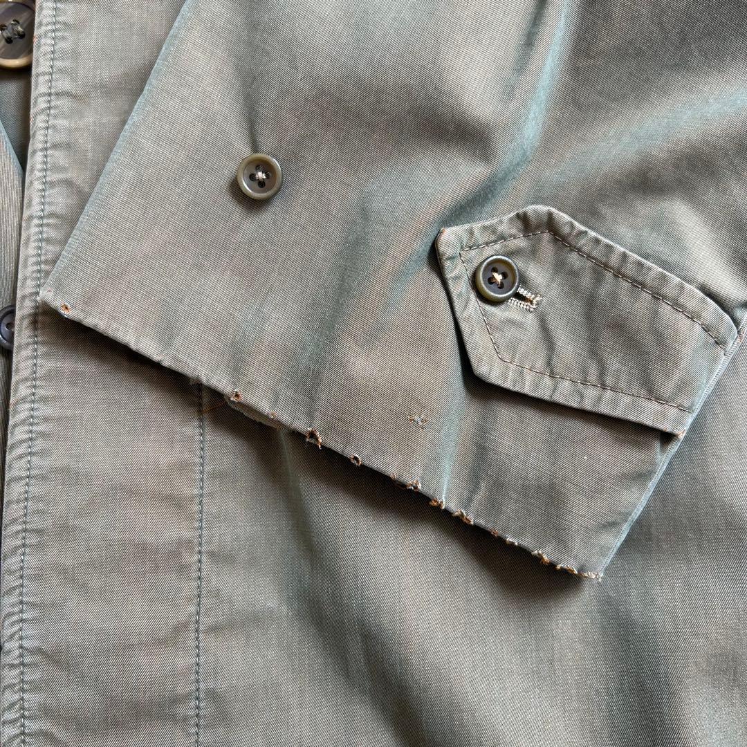 Burberrys 一枚袖 コマンダー2 玉虫色 英国製 ビンテージコート