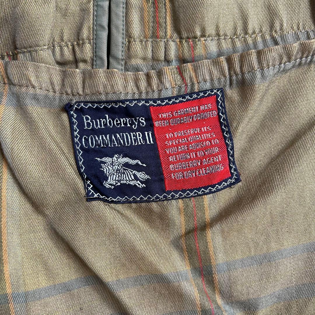 Burberrys 一枚袖 コマンダー2 玉虫色 英国製 ビンテージコート