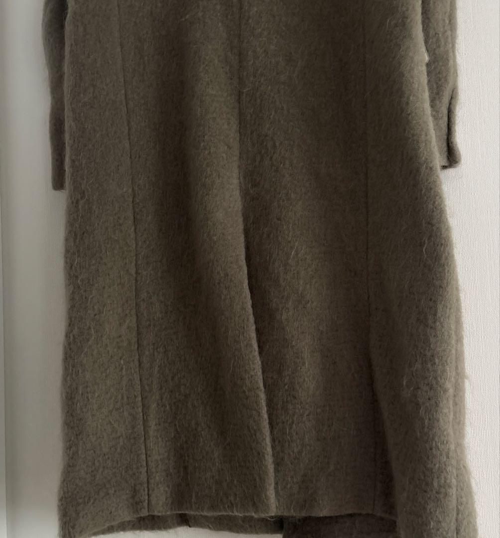 ETRE TOKYO ｜ウールシャギーチェスターコート カーキ　M