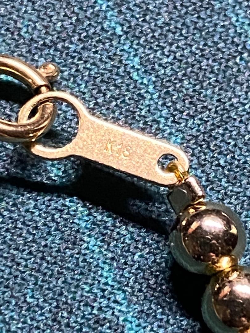 金 ヴェルメイユ ネックレス (k18留め具