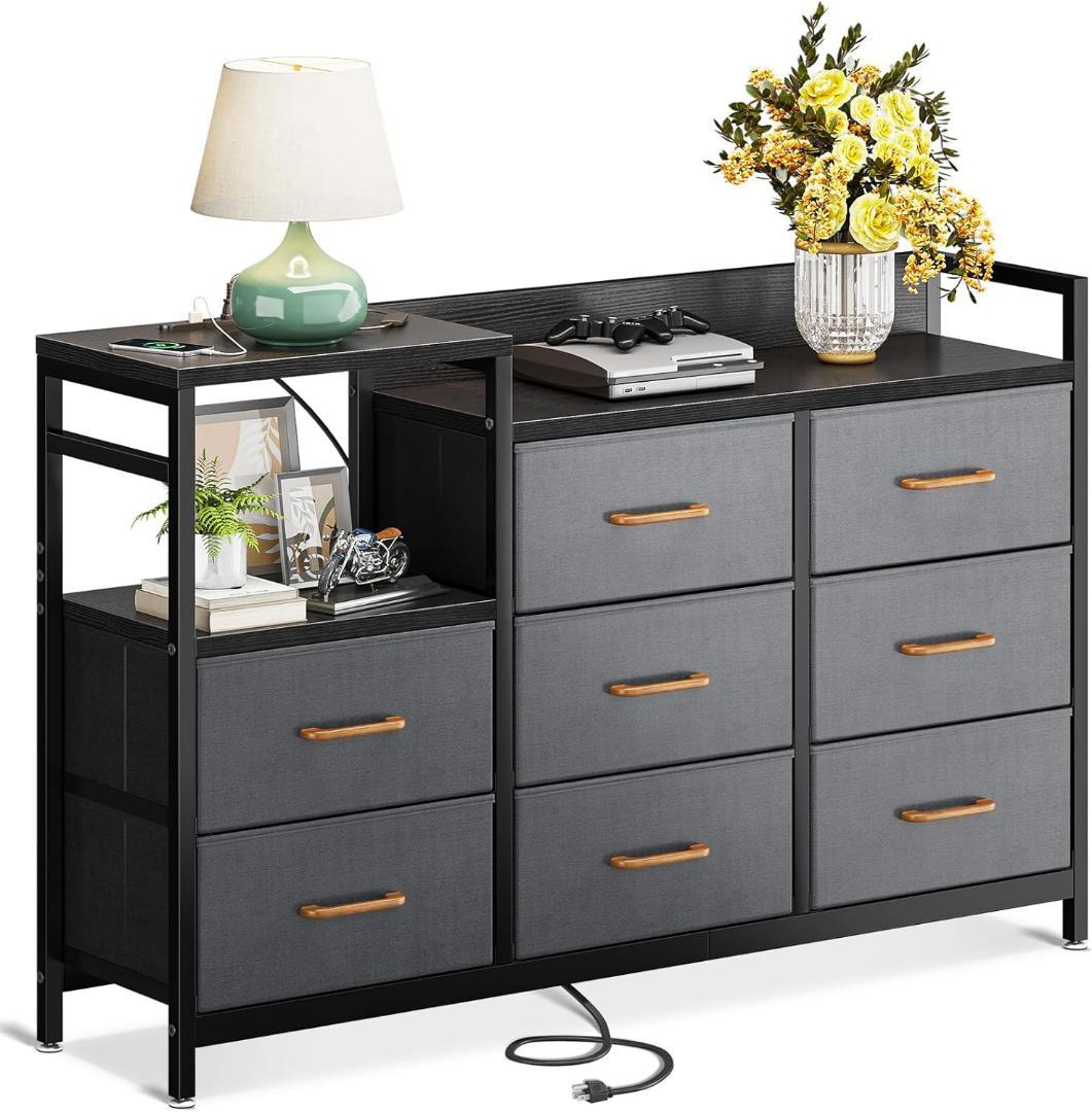 チェスト タンス ブラック　幅132×奥行30×高さ88cm