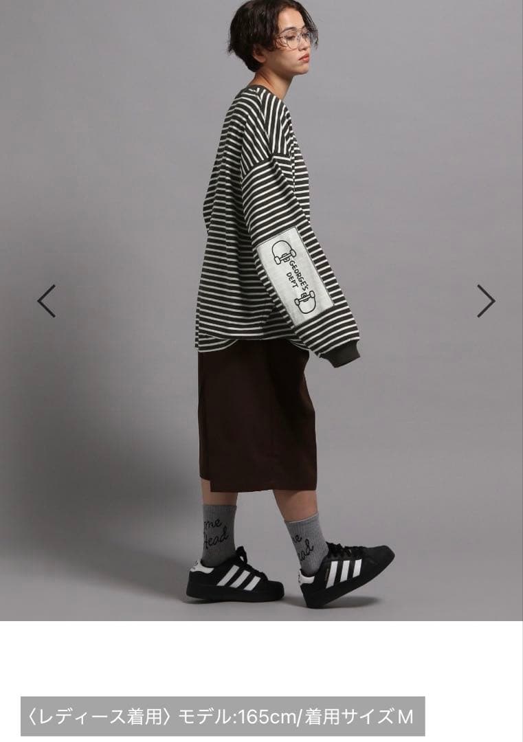 新品 E'S ボーダーロンT2 L