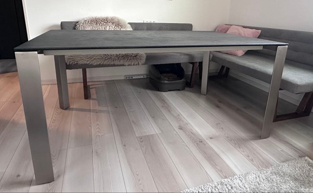 【お値下げ】セラミックテーブル　ニトリ