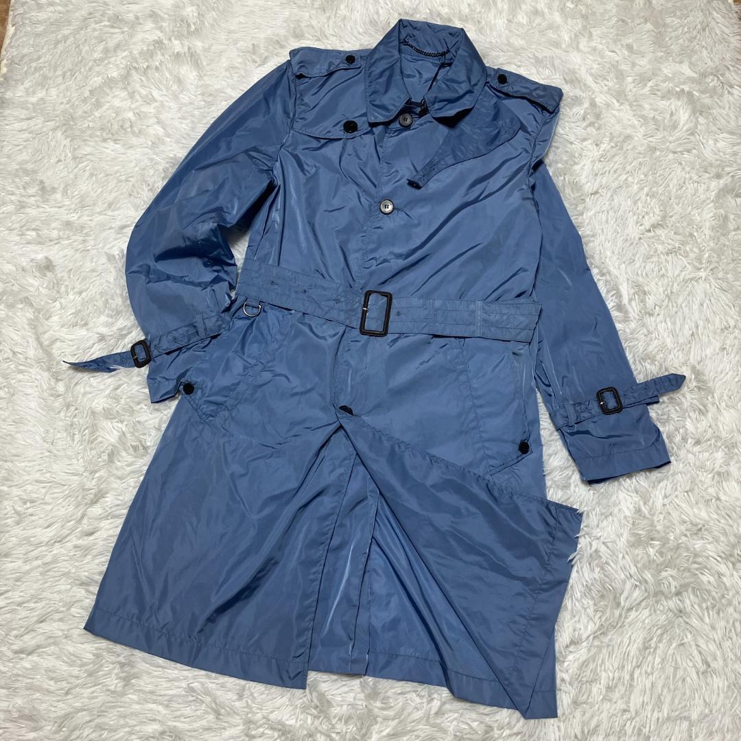 【新品・未使用】Aquascutum アクアスキュータム　トレンチコート　ブルー