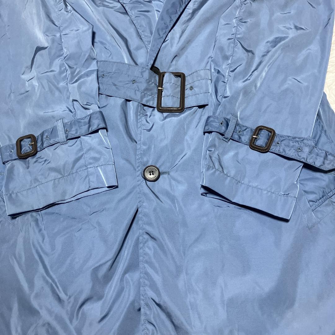【新品・未使用】Aquascutum アクアスキュータム　トレンチコート　ブルー