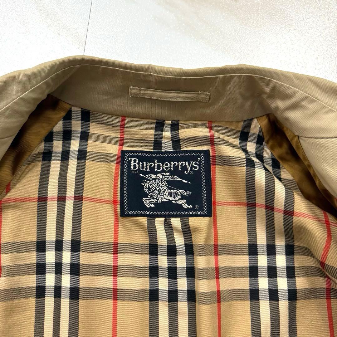 Burberry's ステンカラーコート ノバチェック 比翼 ベージュ
